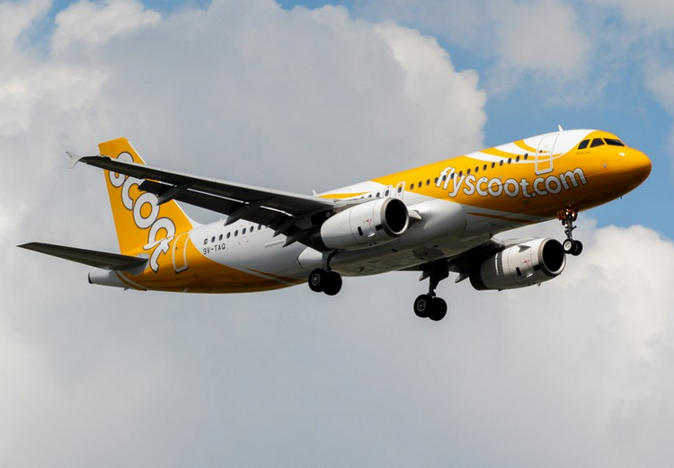 самолет Scoot Airlines